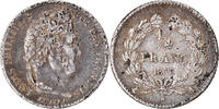 France 1/4 Franc Coin, Louis-Philippe, Paris, Silver -