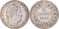 France 5 Francs Coin, Louis-Philippe, Lille, Silver -