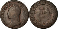 France 5 Centimes Coin, Dupré, Geneva, Bronze, KM:640.6 -