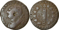 France 12 Deniers Coin, 12 deniers françois, Perpignan, KM 600.13 -