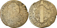 France 2 Sols Coin, 2 sols françois, Lille, Bronze, KM 603.16 -
