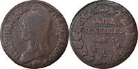 France 5 Centimes Coin, Dupré, Paris, Bronze, KM:640.1 -