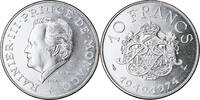 Monaco 10 Francs Coin, ESSAI, Silver, KM:E64, Gadoury:MC156 -