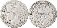 France 2 Francs Coin, Cérès, Paris, Silver, KM:817.1 -