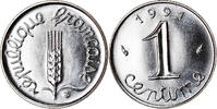 France Centime Coin, Épi, Paris, Frappe médaille, Stainless -