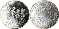 France 10 Euro Fraternité Hiver Sempé, Silver -
