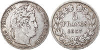 France 5 Francs Coin, Louis-Philippe, Paris, Silver -