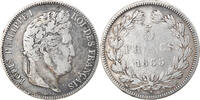 France 5 Francs Coin, Louis-Philippe, Rouen, Silver -