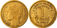 France Franc Coin, Morlon, Paris, Aluminum-Bronze, KM:885 -