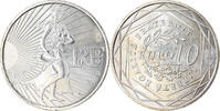 France 10 Euro Semeuse, Silver, Gadoury:EU337, KM:1580 -