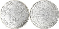 France 10 Euro Pays de la Loire, Paris, Silver -