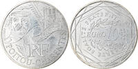 France 10 Euro Poitou-Charentes, Paris, Silver -