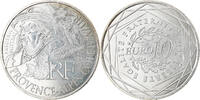 France 10 Euro Provence-Alpes-Cote d'Azur, Paris, Silver -