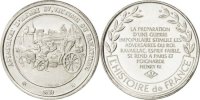 France Medal The Fifth Republic, History, Silver -