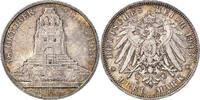 German States 3 Mark Coin, SAXONY-ALBERTINE, Friedrich August III -