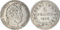 France 5 Francs Coin, Louis-Philippe, Paris, Silver -