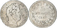 France 5 Francs Coin, Louis-Philippe, Paris, Silver -