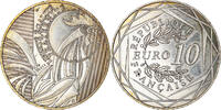 France 10 Euro Coq, Silver, Gadoury:EU727 -