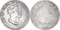 ITALIAN STATES 5 Franchi Coin, LUCCA, Felix and Elisa, Firenze -