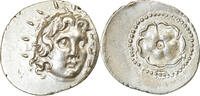 Drachm Coin, Islands off Caria, Rhodes, Silver -