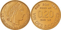 France 0.20 Franc Coin, Vin des Rochers, Le Velours de l'Estomac, Paris -