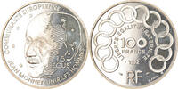France 100 Francs-15 Ecus Coin, Jean Monnet, Proof, Silver -
