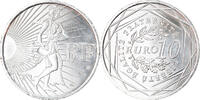 France 10 Euro Semeuse, Silver, Gadoury:EU337, KM:1580 -