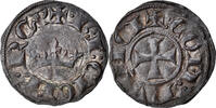 France Obole coronat Coin, Provence, Charles II d'Anjou, Billon -