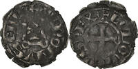 France Denier Tournois Coin, Louis VIII-IX, Billon, Duplessy:188 -