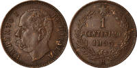 Italy Centesimo Coin, Umberto I, Rome, Copper, KM:29 -