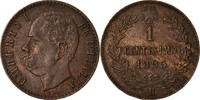 Italy Centesimo Coin, Umberto I, Rome, Copper, KM:29 -