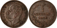 Italy Centesimo Coin, Umberto I, Rome, Copper, KM:29 -