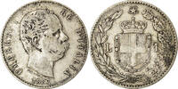 Italy Lira Coin, Umberto I, Milan, Silver, KM:24.2 -