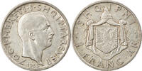 Albania Frang Ar Coin, Zog I, Rome, Silver, KM:16 -
