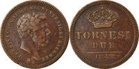 ITALIAN STATES 2 Tornesi Coin, NAPLES, Ferdinando II, Naples -