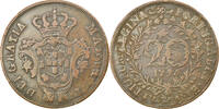 Azores 20 Reis Coin, Copper, KM:3 -