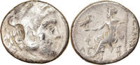  Münze, Alexander III, Seleucid countermark, S+, Silber Tetradrachm  S+