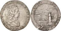 ITALIAN STATES Tollero Coin, Cosimo III, Livorno, Silver -