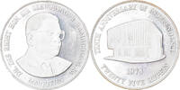 Mauritius 25 Rupees Coin, Silver, KM:44 -