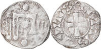 France Denarius Coin, Orléanais, Anonymous, Chartres, Rare -