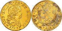 France Double Louis d'or Mirliton Louis XV, Paris, Very rare, Gold -