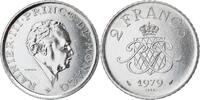 Monaco 2 Francs Coin, Rainier III, Paris, ESSAI, Nickel, KM:E71 -