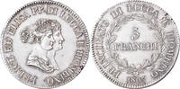 ITALIAN STATES 5 Franchi Coin, LUCCA, Felix and Elisa, Firenze -