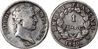 France Franc Coin, Napoléon I, Lille, Silver, KM:692.16 -