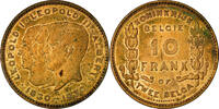 Belgium 10 Francs-10 Frank, Deux / Twee Belgas Coin, Brussels, Proof -