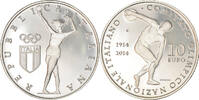 Italy 10 Euro Rome, Proof, Silver -