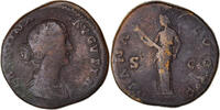 Sestertius Coin, Faustina II, Rome, Bronze, RIC:1628 -