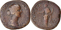 Sestertius Coin, Faustina II, Rome, Bronze, RIC:1368 -
