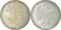 GERMANY - FEDERAL REPUBLIC 10 Mark Coin, Karlsruhe, Silver -