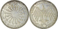 GERMANY - FEDERAL REPUBLIC 10 Mark Coin, Stuttgart, Silver -